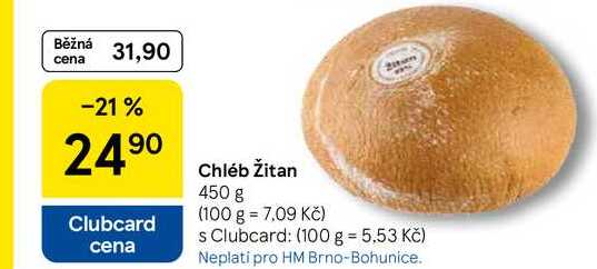 Chléb Žitan, 450 g