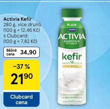 Activia Kefír, 280 g, více druhů