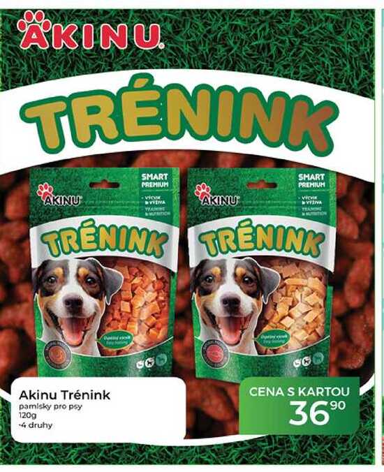 Akinu Trénink pamlsky pro psy 120g