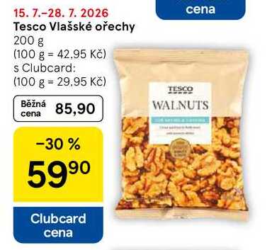 Tesco Vlašské ořechy, 200 g