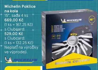 Michelin Poklice na kola, 15", sada 4 ks