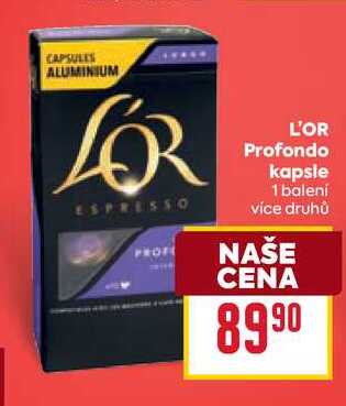 L'OR Profondo kapsle 1 balení