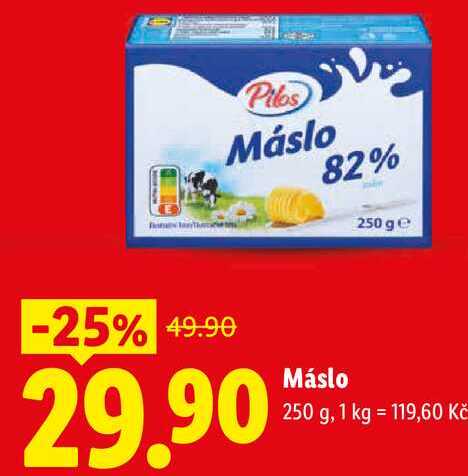 Máslo, 250 g
