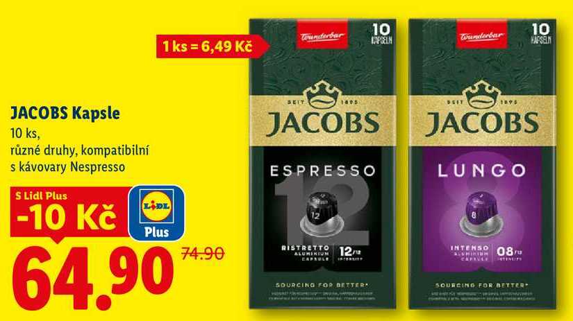 JACOBS Kapsle, 10 ks