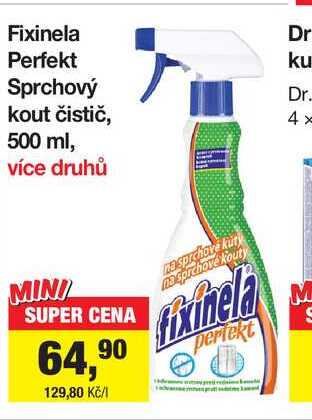 Fixinela Perfekt Sprchový kout čistič, 500 ml