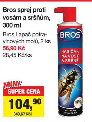 Bros sprej proti vosám a sršňům, 300 ml