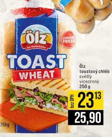 Ölz toustový chléb světlý vicezrnný 250 g
