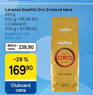 Lavazza Qualità Oro Zrnková káva, 250 g