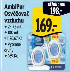 AmbiPur Osvěžovač vzduchu, 2x 7,5 ml