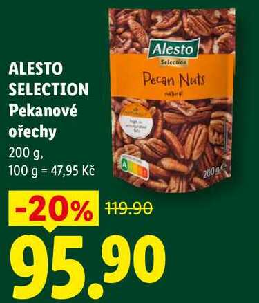 ALESTO SELECTION Pekanové ořechy, 200 g