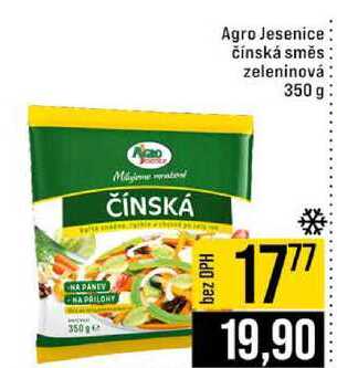Agro Jesenice čínská směs zeleninová 350 g