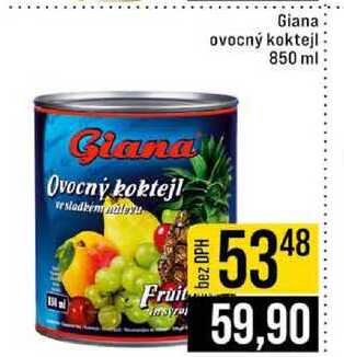 Giana ovocný koktejl 850 ml