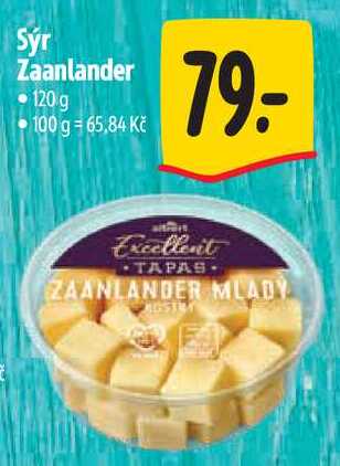 Sýr Zaanlander, 120 g