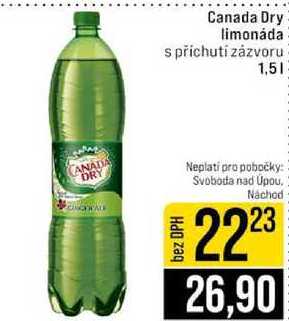 Canada Dry limonáda s příchutí zázvoru 1,5l