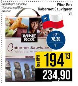 Wine Box Cabernet Sauvignon 3l