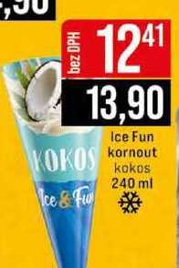 Ice Fun kornout kokos 240 ml