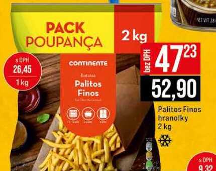 Palitos Finos hranolky 2 kg