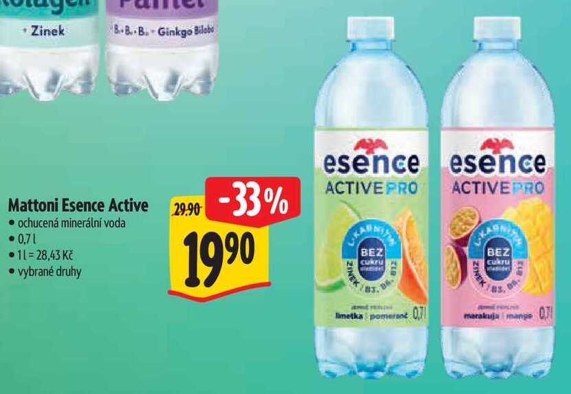 Mattoni Esence Active, 0,7 l