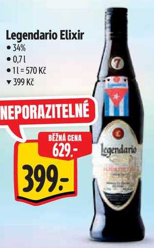 Legendario Elixir, 0,7 l