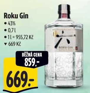 Roku Gin, 0,7 l