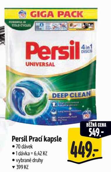 Persil Prací kapsle, 70 dávek