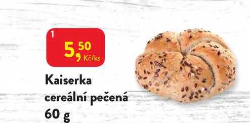 Kaiserka cereální pečená 60 g