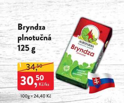 Bryndza plnotučná 125 g