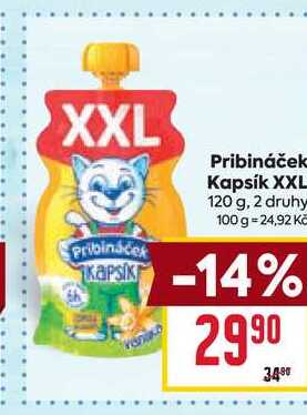 Pribináček Kapsík XXL 120 g