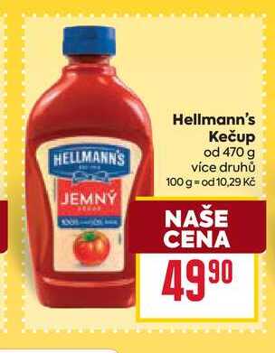 Hellmann's Kečup od 470 g