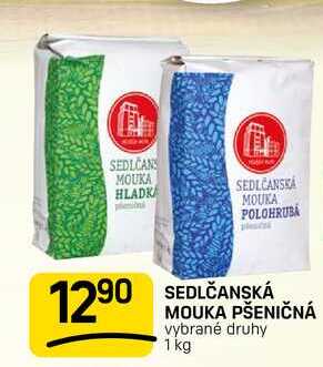 SEDLČANSKÁ MOUKA PŠENIČNÁ vybrané druhy 1kg