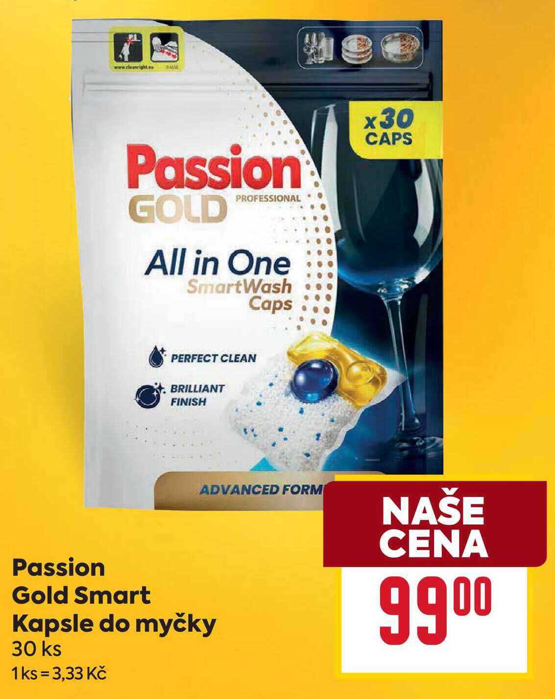 Passion Gold Smart Kapsle do myčky 30 ks