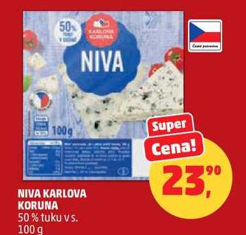 NIVA KARLOVA KORUNA 50% tuku vs., 100 g