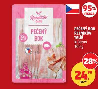 PEČENÝ BOK ŘEZNÍKŮV TALÍŘ krájený, 100 g