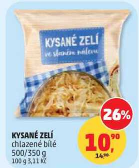 KYSANÉ ZELÍ chlazené bílé, 500/350 g
