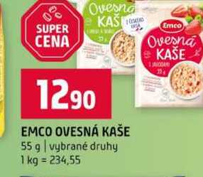 EMCO OVESNÁ KAŠE 55 g vybrané druhy