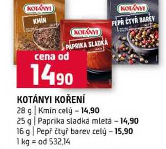 KOTÁNYI KOŘENÍ 28 g