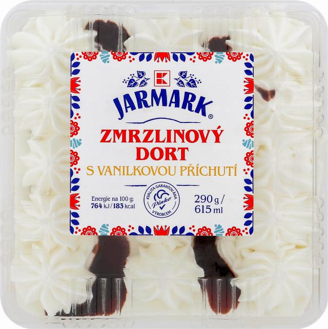 K-JARMARK zmrzlinový dort s vanilkovou příchutí