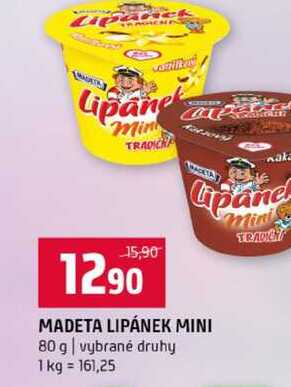 MADETA LIPÁNEK MINI 80 g vybrané druhy