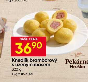 Knedlík bramborový s uzeným masem 320 g