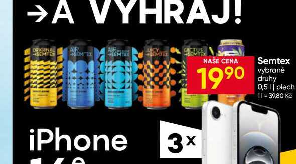 Semtex vybrané druhy 0,5l plech 