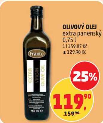 OLIVOVÝ OLEJ extra panenský, 0,75 l
