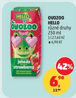 OVOZOO HELLO různé druhy, 250 ml
