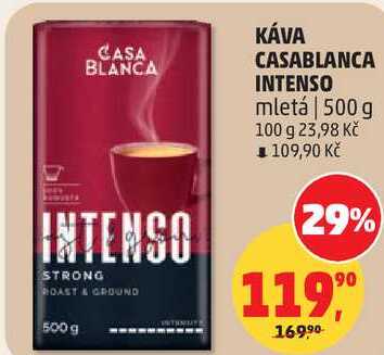 KÁVA CASABLANCA INTENSO mletá, 500 g