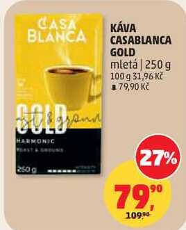KÁVA CASABLANCA GOLD mletá, 250 g