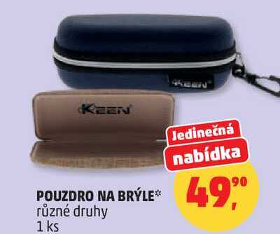 POUZDRO NA BRÝLE různé druhy, 1 ks 