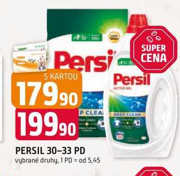 PERSIL 30-33 PD vybrané druhy