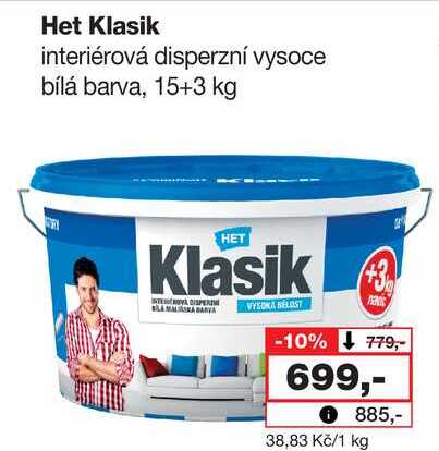 Het Klasik, 15+3 kg
