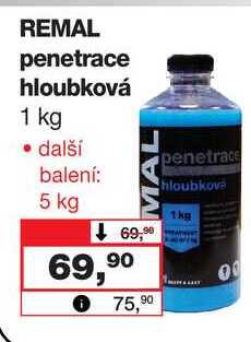 REMAL penetrace hloubková, 1 kg