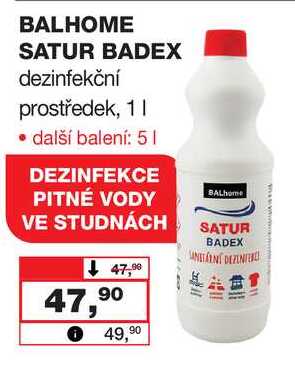 BALHOME SATUR BADEX, 1 l