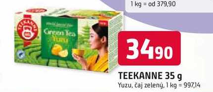 TEEKANNE 35 g Yuzu, čaj zelený